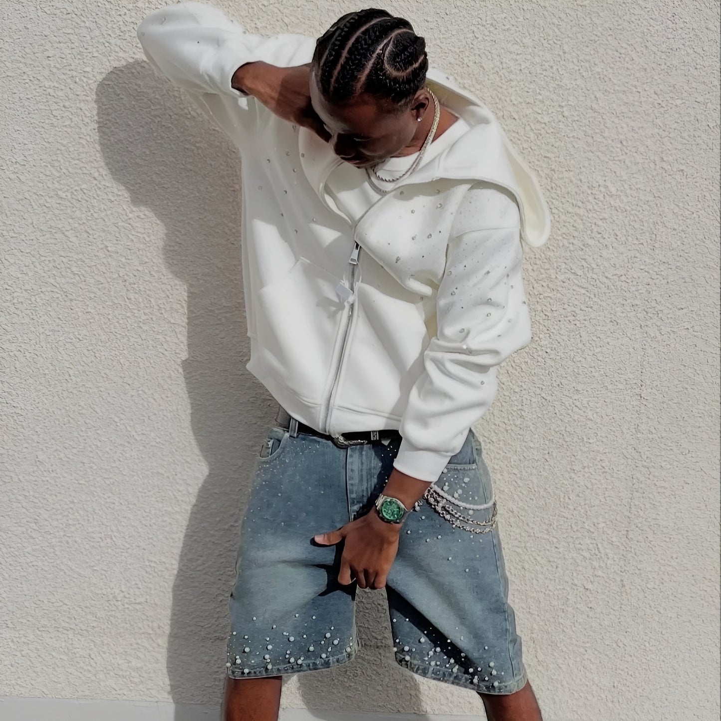 Cremallera Galaxy de pedrería