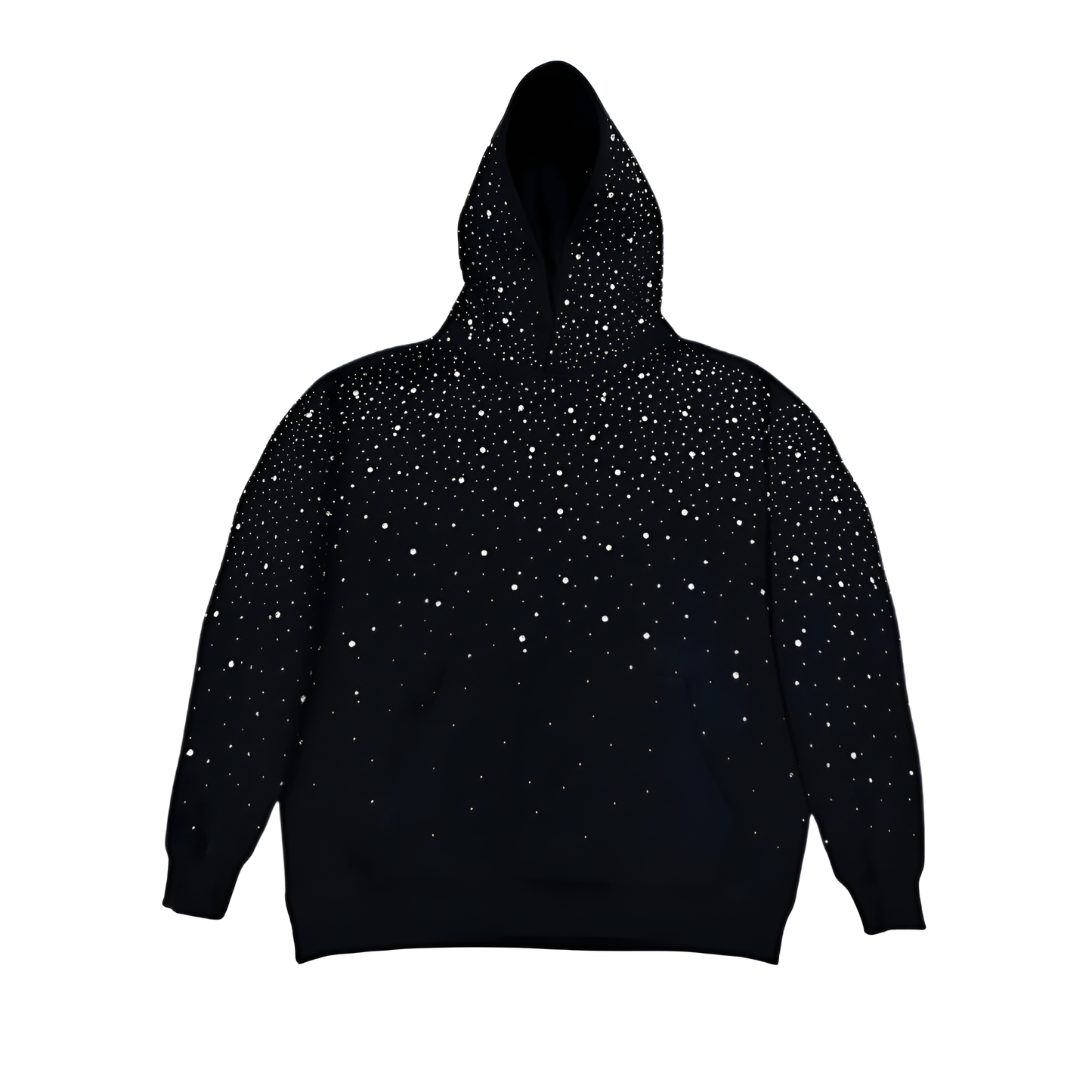 Sudadera con capucha Galaxy de pedrería
