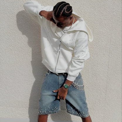 Cremallera Galaxy de pedrería